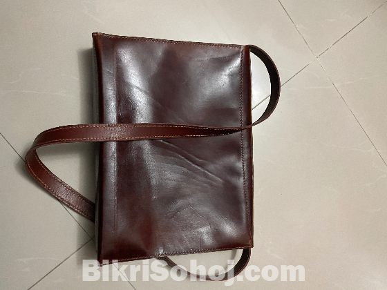 Genuine Leather Hand-crafted Messenger,laptop Bag